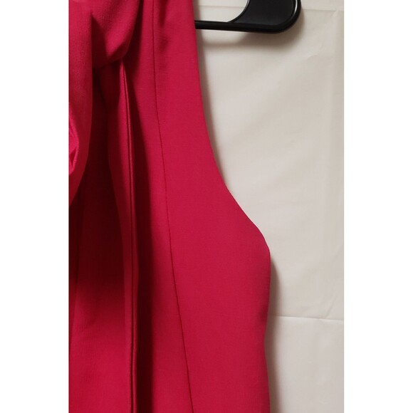 Women’s Shein Fuchsia High Neck Tie Swing Dress Size L NWOT - Picture 8 of 10
